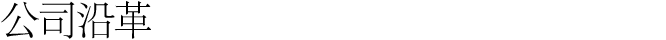 公司沿革